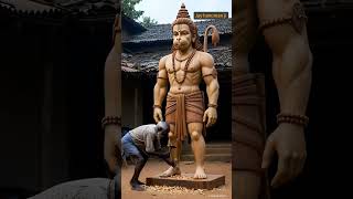 hanuman ji | जय हनुमान 🔥 Hyper Realistic Wood Sculpture #hanuman #WoodSculpture #woodscraft #foryou