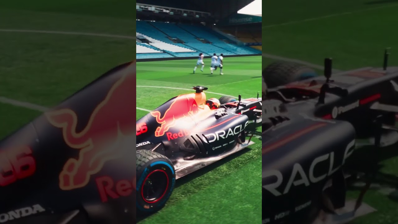 F1 Car VS Football Players
