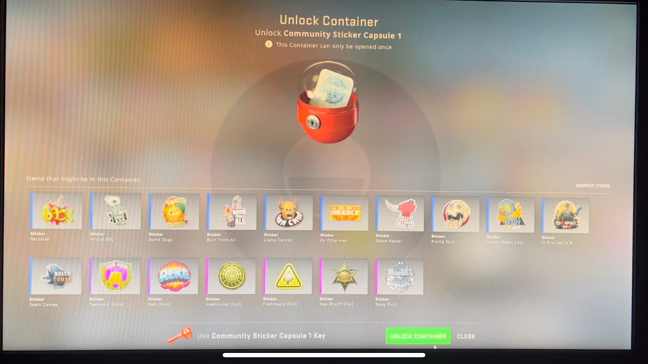 Community Sticker Capsule 1 opening