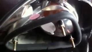Back view of Chrome Tail Lights Lamp Pair from VIPmotoZ