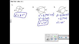 Geometry - Angle Measures & Segment Lengths