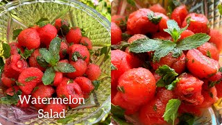 Watermelon salad ||watermelon mint salad || watermelon recipes