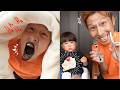 【Funny Dad🕺🌈】 Yoshipapa's funny video🥳🥳🥳#longvideo#よしパパ#baby #dad#happening#cute