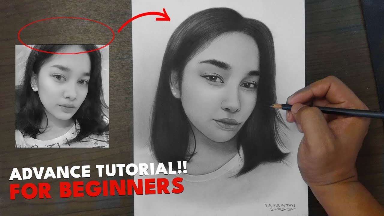 Learn how to draw portraits / step by step / for beginners - YouTube