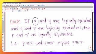 Lec11logicbasic Logical Equivalenceslaws