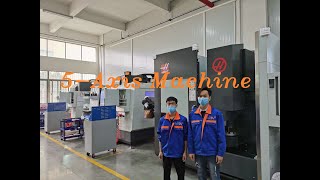 SuNPe support your projects with HASS 5-axis CNC machine