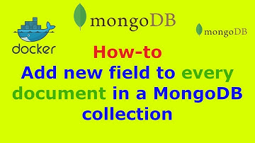 How to add new field to every document in a MongoDB collection