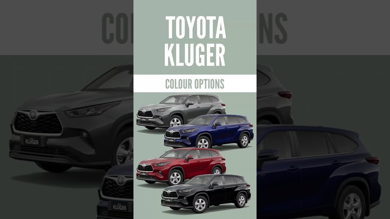Best Toyota Kluger Color? Find out which one is for you | AUTOBICS