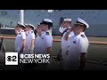 NYC's Intrepid Museum hosts wreath-laying ceremony for Memorial Day