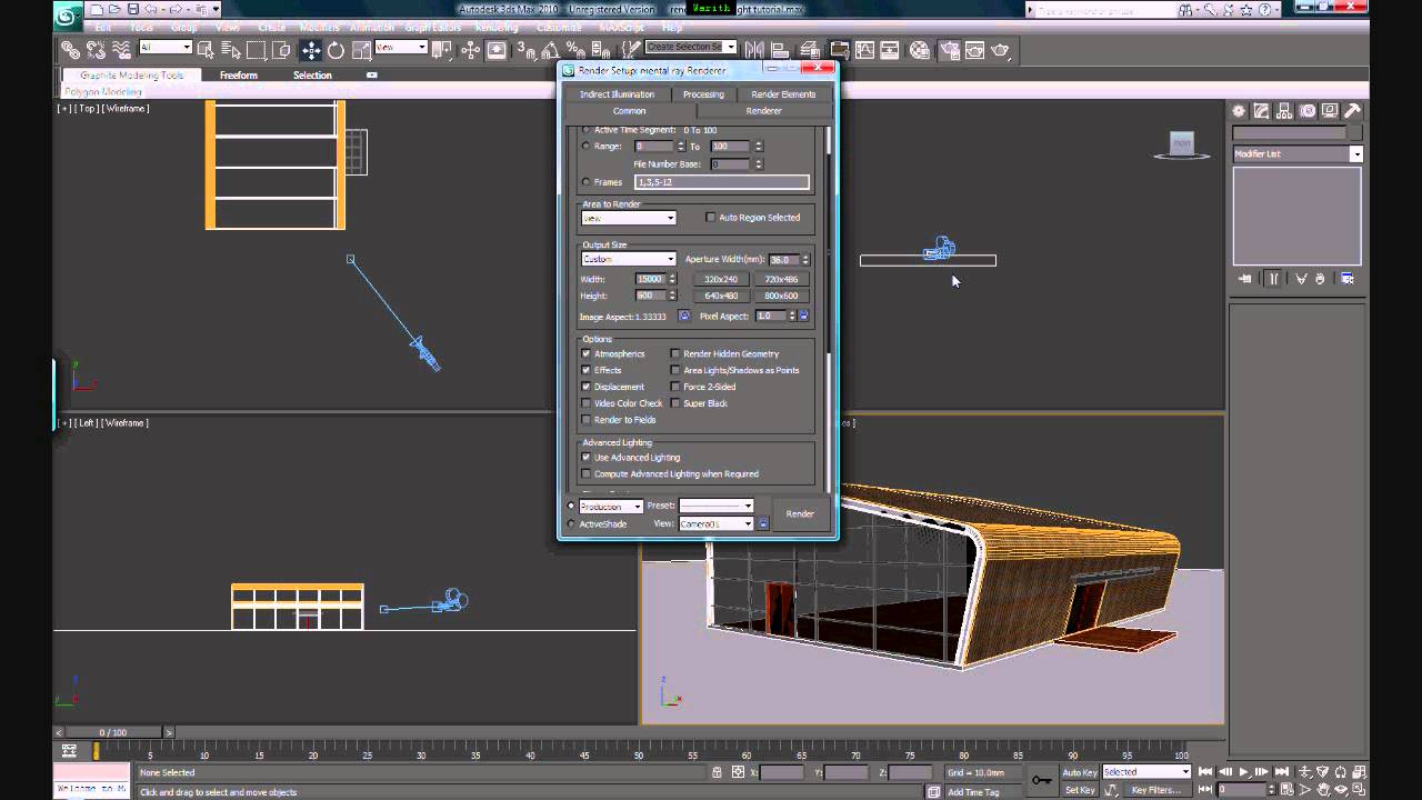 Sind Uendelighed leninismen 3Ds Max Basics Episode 8: Camera and Basic Render Setup - YouTube