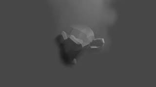 monkey head getting burned. (blender animation)