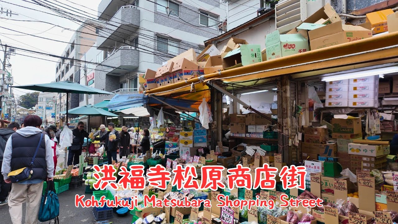 【4K商店街】年末でにぎわう 旧東海道 洪福寺松原商店街｜Old Tokaido – Kofukuji Matsubara Shopping Street, Yokohama 2025.12