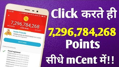 {Best Trick} mCent Browser Unlimited Points Trick || Add 7 Crore Points In 1 Hour