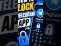 #shortHOW TO SET UP TELEGRAM LOCK WITH PIN CODE? | APP LOCK ON TELEGRAM (2026)
