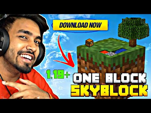 How To Download Skyblock In MCPE 1.19 | How To Download Skyblock In ...