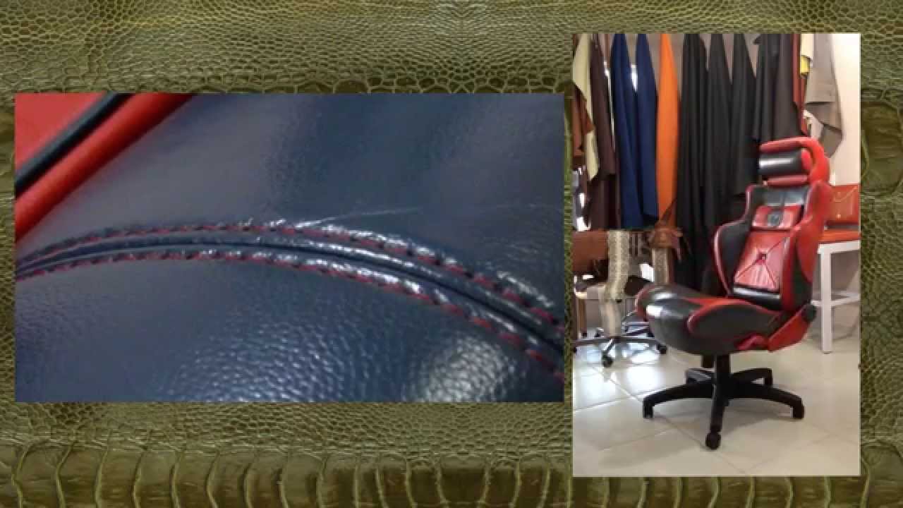 A Sports Office Chair in Leather Basic Seams and Trims Car upholstery