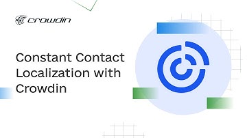 Constant Contact  | A quick guide on how to localize your Constant Contact emails with Crowdin