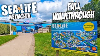 Sea Life Weymouth Full Walkthrough with Pirate Treasure Hunt (August 2023) [4K]