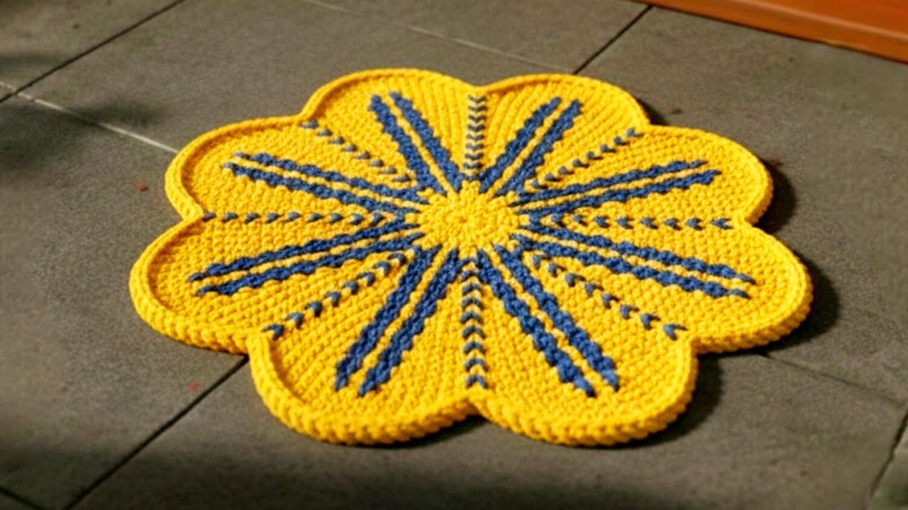 पुरानी साड़ी से बनाए सुंदर पायदान आसन || DIY New Doormat Design Simply Knitted 