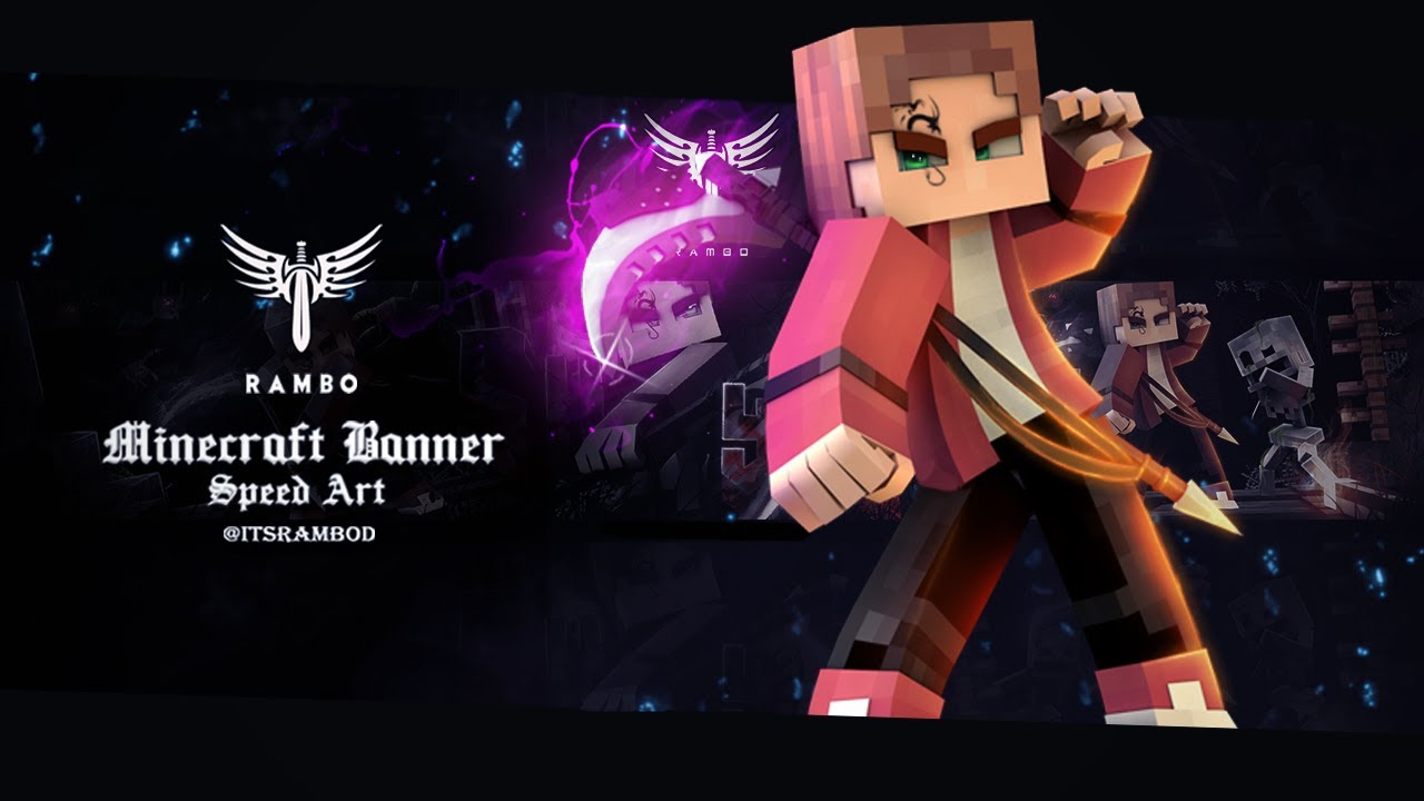 Minecraft Banner Speed Art #31 ~Shyn~ - YouTube