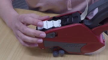 How to load a Meto Eagle Hand Labeller