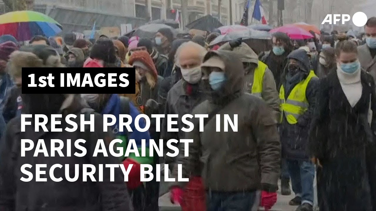 Protest in Paris against controversial security bill | AFP