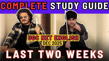 Clear NET/JRF in 2 Weeks? | Complete STUDY MATERIAL | UGC NET English December 2025