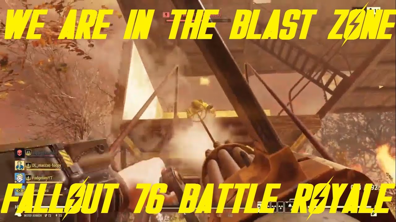 WE ARE IN THE BLAST ZONE... FALLOUT 76 BATTLE ROYALE!!! (Nuclear Winter