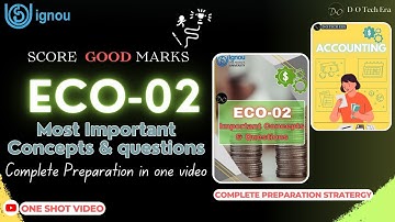 ECO 02 Complete Preparation in one video | ECO 02 Important Questions | One Shot | #imps