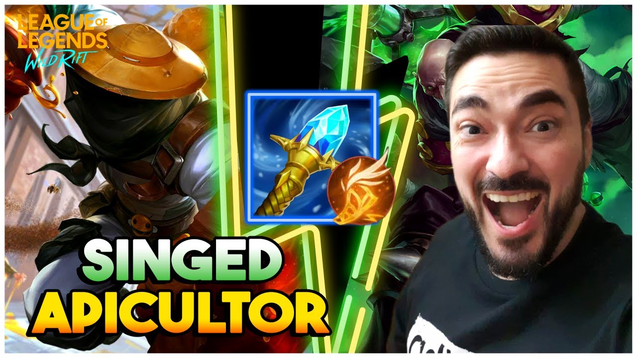 SINGED! A DIVERSÃO DA FILA LENDÁRIA [SINGED APICULTOR] │LEAGUE OF ...