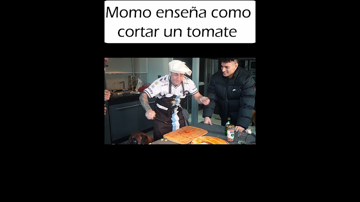 Momo les enseña a Elxokas y Coscu a cortar un tomate #elxokas
