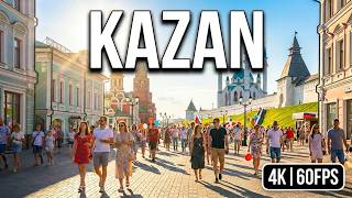 Kazan, Russia 🇷🇺 A Day in the City 4K 60FPS | Kremlin, Bauman Street & Views