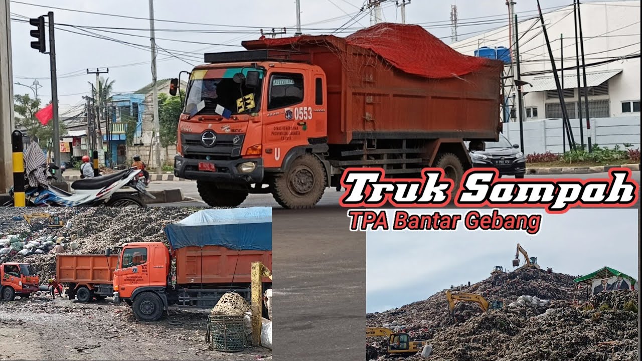 Truk Sampah TPA Bantar Gebang. Sedikit melenceng dari dunia per-Bisan Indonesia 🔥