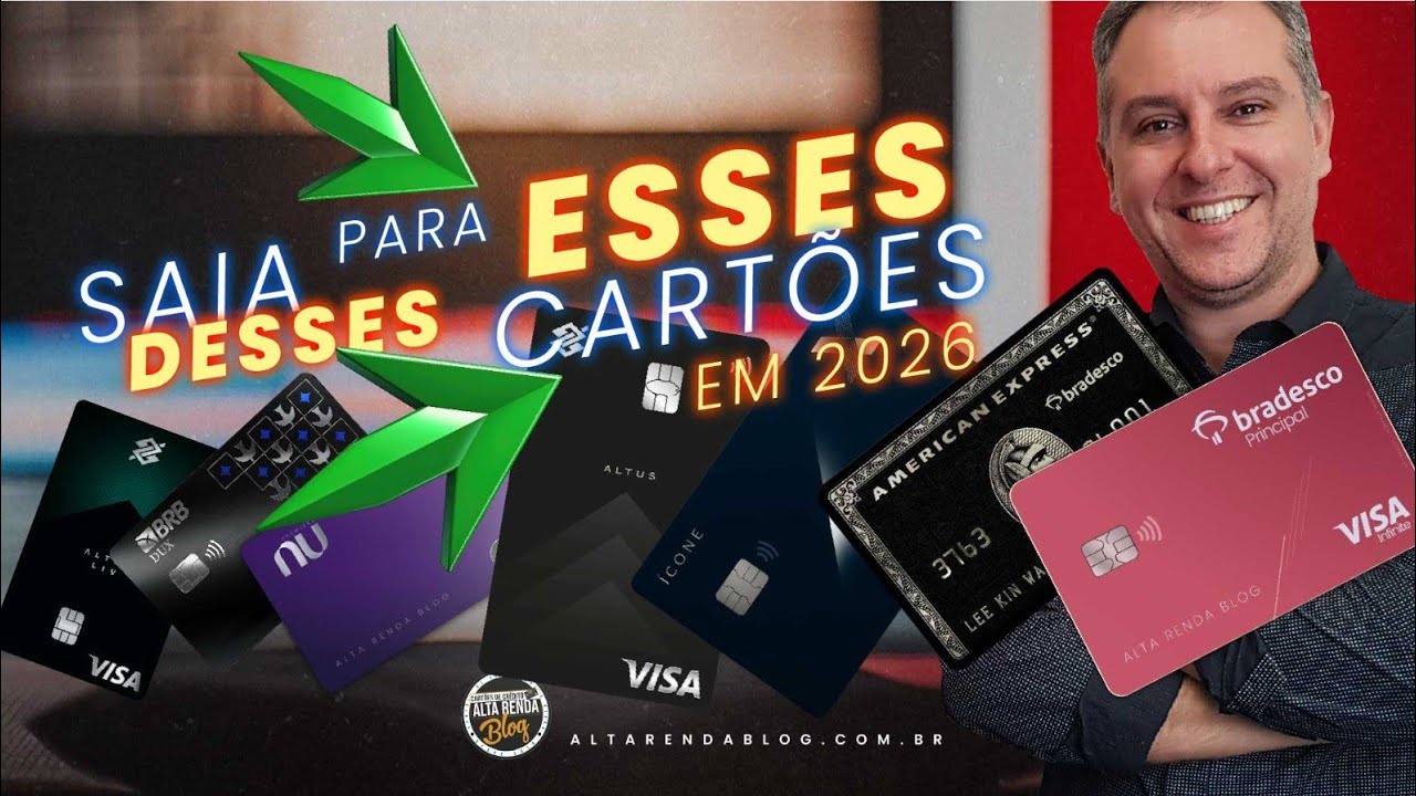 💳SAIA DESSES CARTÕES DE CRÉDITO EM 2026 E VENHA PARA ESTES NOVOS CARTÕES COM MAIS BENEFÍCIOS.