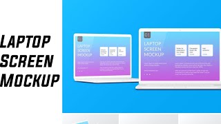 LAPTOP MOCKUP TEMPLATES ।। LAPTOP MOCKUP PSD TEMPLATES #mockup #hindi #laptopmockuptemplate
