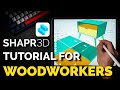 Shapr3D Furniture Design Tutorial On The iPad Pro - For Woodworking