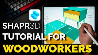 Furniture Design Tutorial On The iPad Pro - Shapr3D For Woodworking screenshot 3