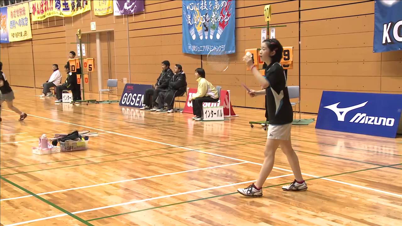 奥本 真愛 Vs 中静 朱里 全国小学生バド14 Youtube