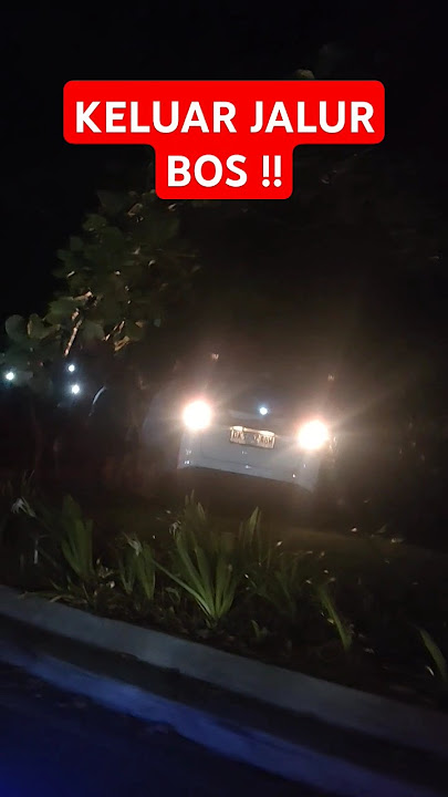 MABUK BERAT !! MOBIL AVANZA OLENG dan MBABLAS MENABRAK TROTOAR dan Keluar JALUR di BY PASS