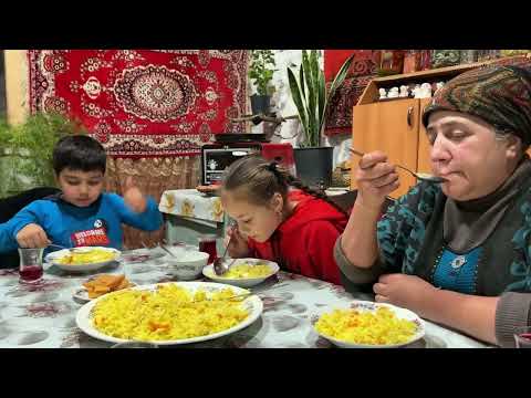 ROYAL FEAST! 🛖🔥 Baking Golden Azerbaijani Plov & Melt-In-Your-Mouth Village Biscuits (4K)