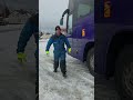 Have you used your snow chains this winter? #bus #winter #fyp #norway #volvo