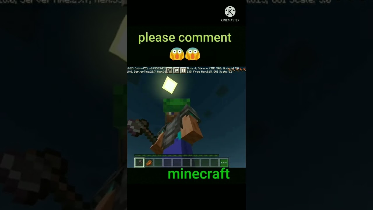 The minecraft sky is dark in day time for 3 minutes 😱😱👻