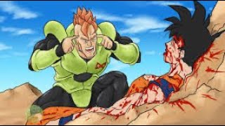 Goku meets Android 16