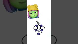 How to draw a cute Grape | Step by step guide for kids
