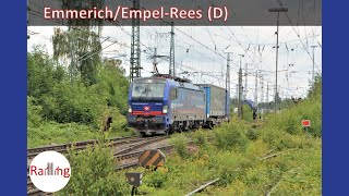 Treinen bij Emmerich en station Empel-Rees | Gloednieuwe SBB Cargo 193 in actie en nog veel meer...