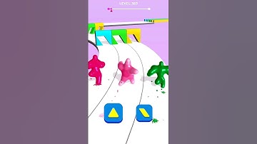 Blob Shifter 3D, Funny Shapes & Transform Level-383 #shorts