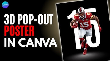 Creëer een 3D pop-out postereffect in Canva (sport- en dynamische ontwerpen)
