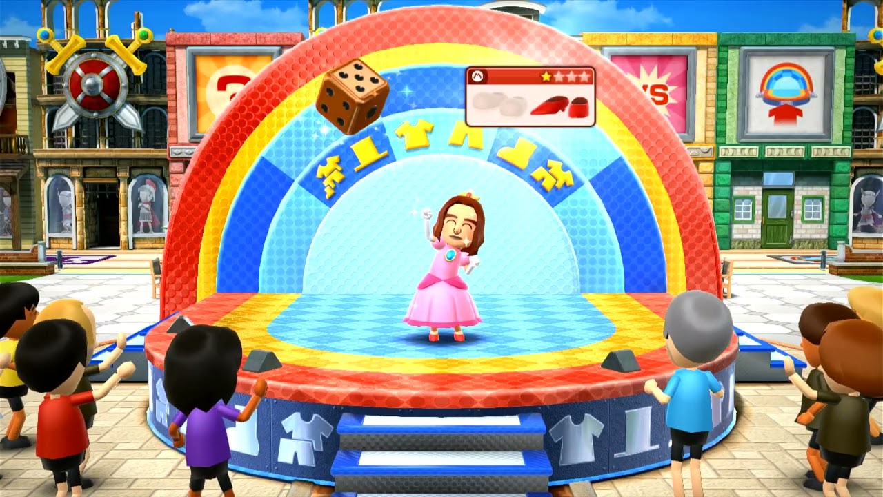 Wii Party U - Mii Fashion Plaza (Advanced Difficulty)