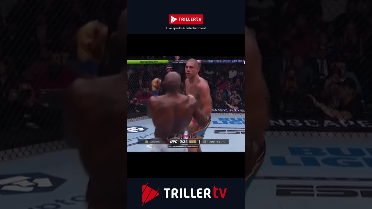 Alex Pereira going ultra instinct against Khalil Rountree