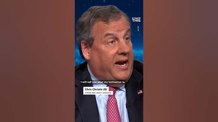 Chris Christie Rules Out Pardoning Trump If Elected President